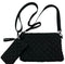 WorldCA25B Multi canvas/nylon reversible wristlet coin set - Jeanne Lottie