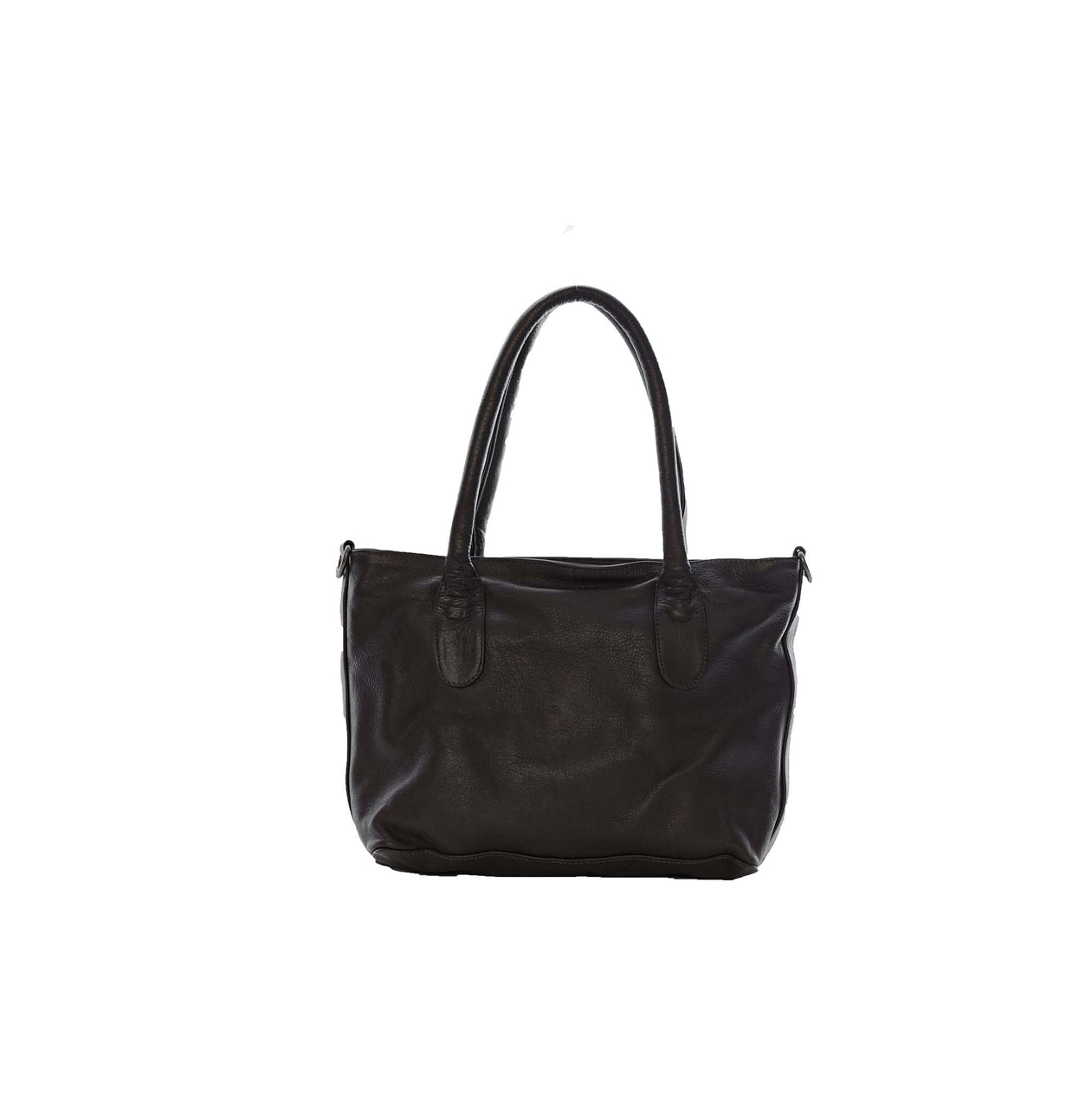 RoniLe01S Black leather tote - Jeanne Lottie