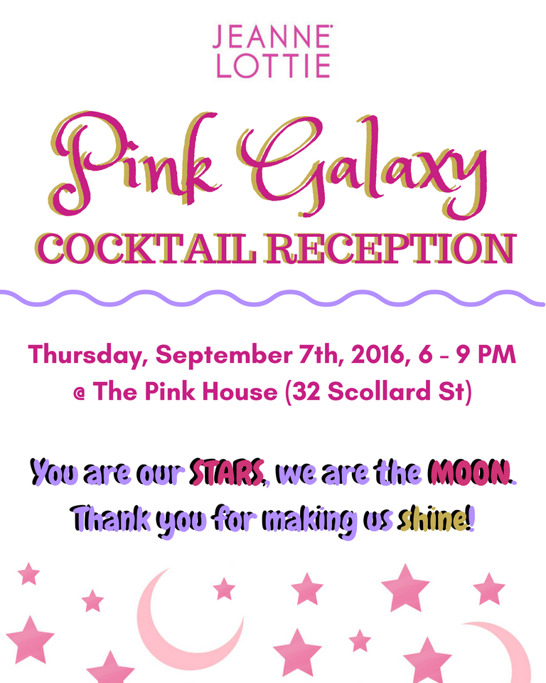 Pink Galaxy Cocktail Party