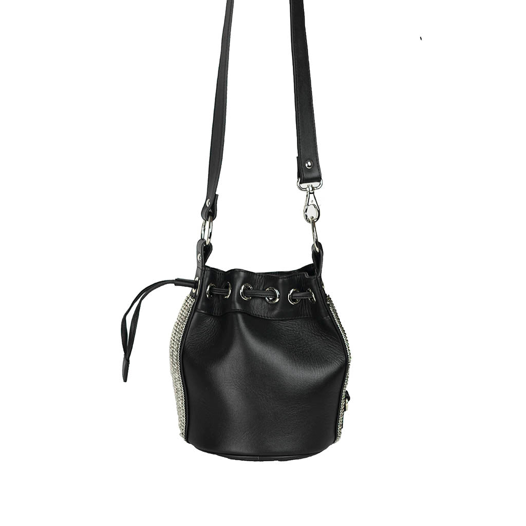 Vintage Y2k Jeanne Lottie Black Patent Leather Bag